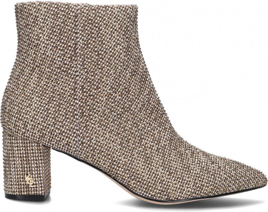 Kurt Geiger London Fabric Ankle Boot Enkellaarsjes Enkelboots met rits Dames Goud - Foto 2