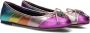 KURT GEIGER LONDON Ballerina Dames Eagle Stripe Maat: 36 Materiaal: Leer - Thumbnail 1