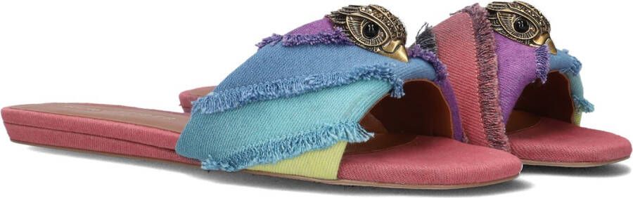 Kurt Geiger Kleurrijke Kensington Flat Sandal Multicolor Dames