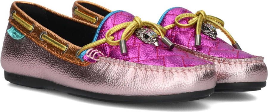 Kurt Geiger London Eagle Moccasin Mocassins Instappers Dames Roze