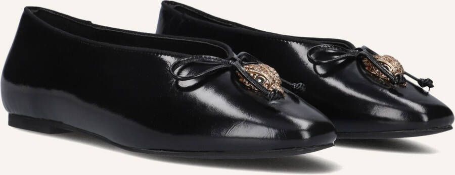 KURT GEIGER LONDON Zwarte Ballerina's Sloane Eagle Ballerina