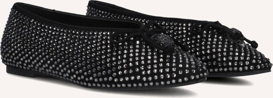 KURT GEIGER LONDON Zwarte Ballerina's Sloane Eagle Ballerina