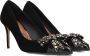 Kurt Geiger London Belgravia Stud Bow Hakken Dames Zwart - Thumbnail 1