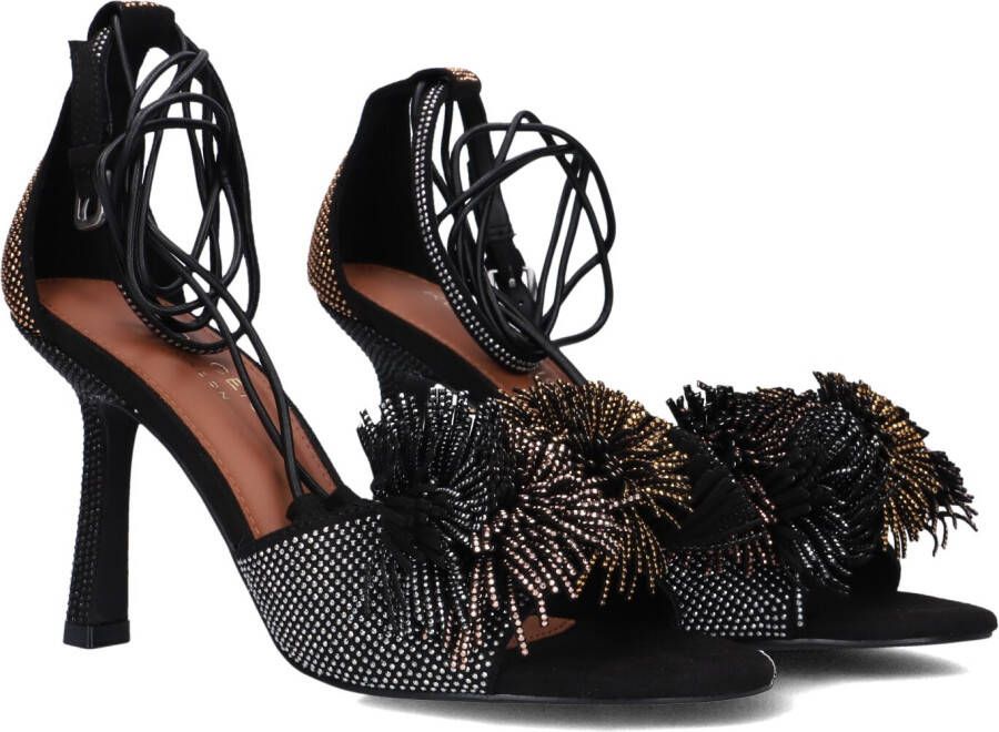 KURT GEIGER LONDON Zwarte Sandalen Pom Ankle Tie