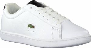 Lacoste Carnaby Evo Wit Zwart Dames Sneaker 39SFA0038