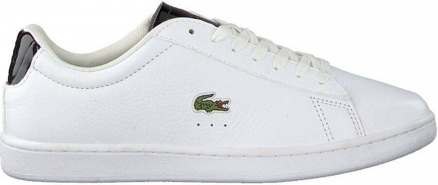 Lacoste Carnaby Evo Wit Zwart Dames Sneaker 39SFA0038