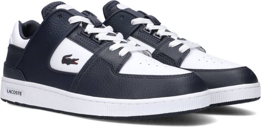 Lacoste Court Cage Sma Heren Sneakers Wit Donkerblauw