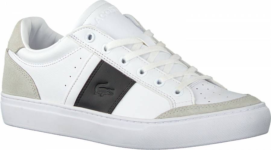 Lacoste Witte Lage Sneakers Courtline
