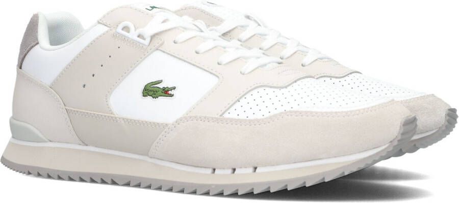 Lacoste Witte Lage Sneakers Partner Piste