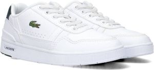Lacoste T-Clip sneakers wit donkergroen