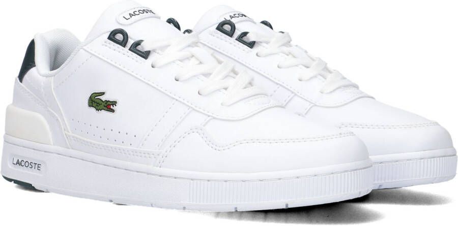 Lacoste T-clip 0121 1 Cuj (gs) Basketball Schoenen white dark green maat: 36 beschikbare maaten:35 36 37 38 39