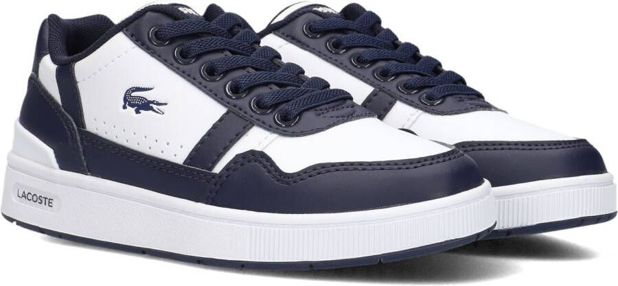 Lacoste T-clip Lage sneakers Leren Sneaker Heren Wit