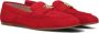 LAUREN RALPH LAUREN Loafers Dames Averi Iii Flats Loafer Maat: 42 Materiaal: Suède Kleur: Rood - Thumbnail 1