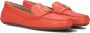 LAUREN RALPH LAUREN Mocassins Dames Barnsbury Flats Driver Maat: 41 Materiaal: Leer Kleur: Oranje - Thumbnail 1