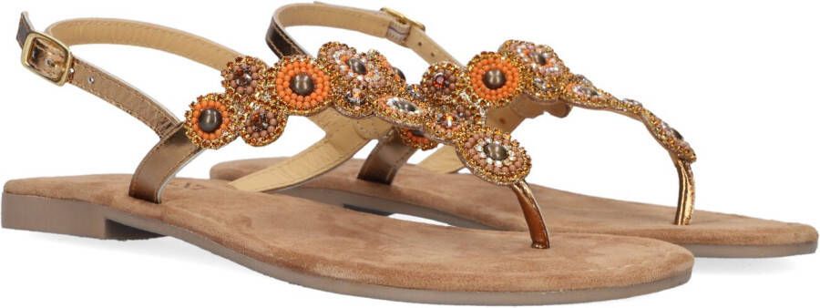 Lazamani sandalen cognac sales