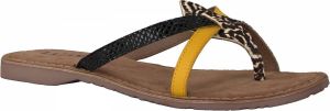Lazamani Dames Slippers 75.644 Geel