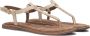 Lazamani T-band Sandalen goud Leer Dames - Thumbnail 1