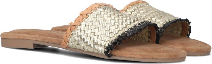 Lazamani Dames Slippers 33.486 Gold Black