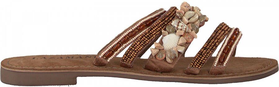 Lazamani Dames Slippers 75.704 Goud