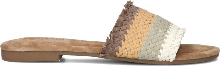 Lazamani Beige Geweven Touw Slippers Multicolor Dames - Foto 5