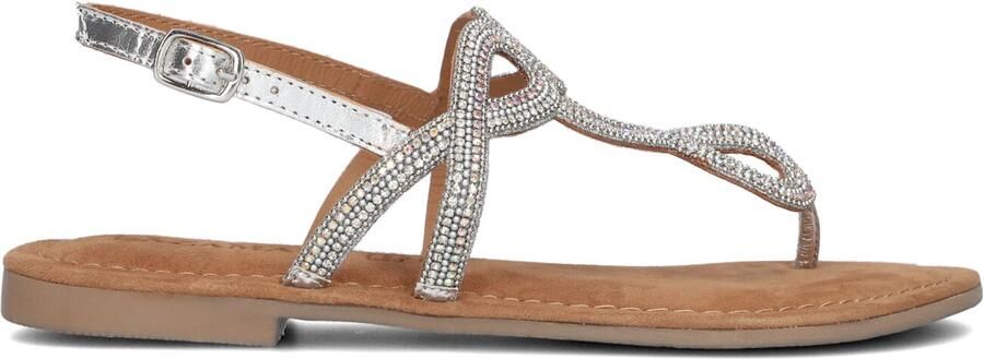Lazamani Zilveren Sandaal met Strass en Kralen Gray Dames - Foto 5
