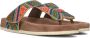 Lazamani Kleurrijke Kralen Slipper Sandaal Multicolor Dames - Thumbnail 1