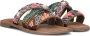 Laza i Versierde slippers met suède Bruin Leer Leren slippers - Thumbnail 1