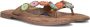 Lazamani Kleurrijke Suède Slippers Multicolor Dames - Thumbnail 1