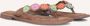 Lazamani Kleurrijke Suède Slippers Multicolor Dames - Thumbnail 1