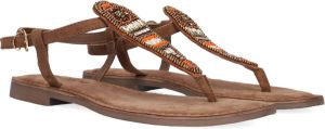 Bruin Tinten 75.774 Slippers Dames Taupe