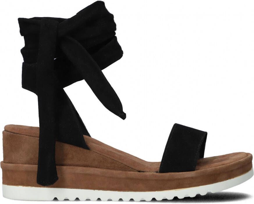 Lazamani 75.840 Sandalen Met Sleehak Dames Zwart
