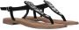 Lazamani Zwarte Kralensandalen Black Dames - Thumbnail 1