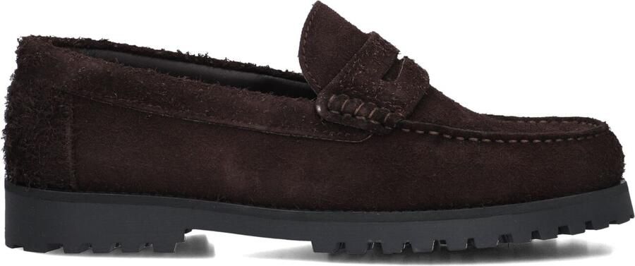 LES DEUX Bruine Instappers Hairy Suede Loafer - Foto 3