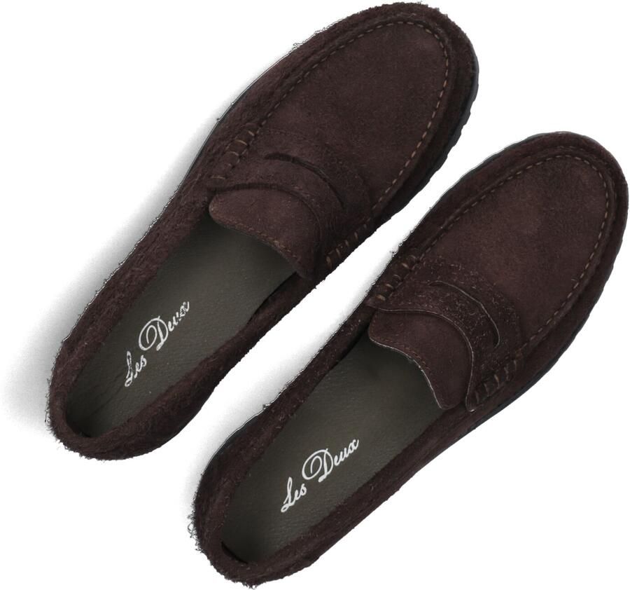 LES DEUX Bruine Instappers Hairy Suede Loafer - Foto 2