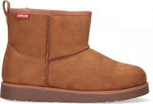 Levi 'S New Wave Mid Zip Fur Enkelboots Enkellaarsjes Cognac