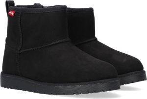 Levi 'S New Wave Mid Zip Fur Enkelboots Enkellaarsjes Zwart