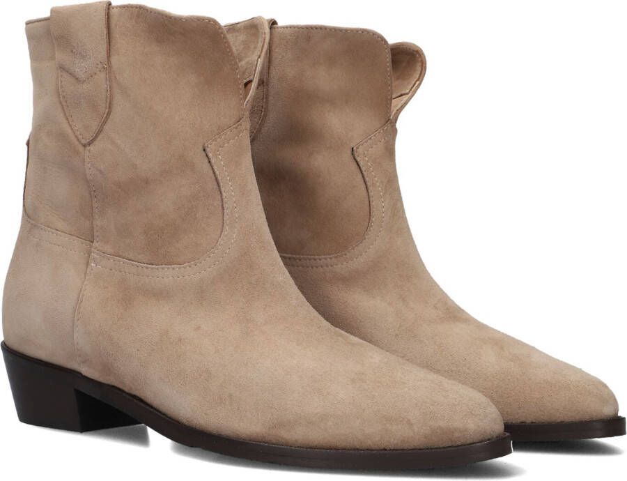 LINA LOCCHI Enkellaarsjes Dames 39445 Maat: 43 Materiaal: Suède Kleur: Beige