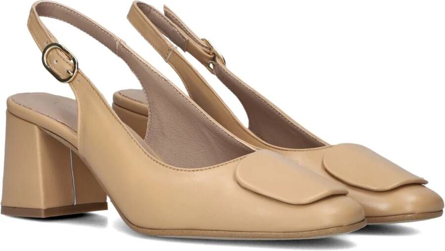 LINA LOCCHI Slingbacks Dames 010-150 Maat: 36 Materiaal: Leer Kleur: Beige