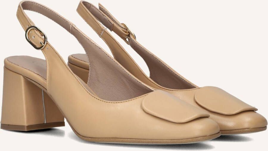 LINA LOCCHI Slingbacks Dames 010-150 Maat: 38 Materiaal: Leer Kleur: Beige