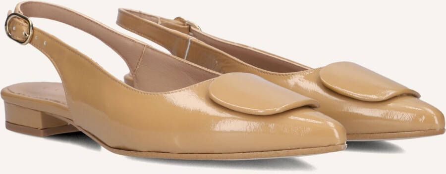 LINA LOCCHI Slingbacks Dames 010-60 Maat: 39 Materiaal: Lakleer Kleur: Beige
