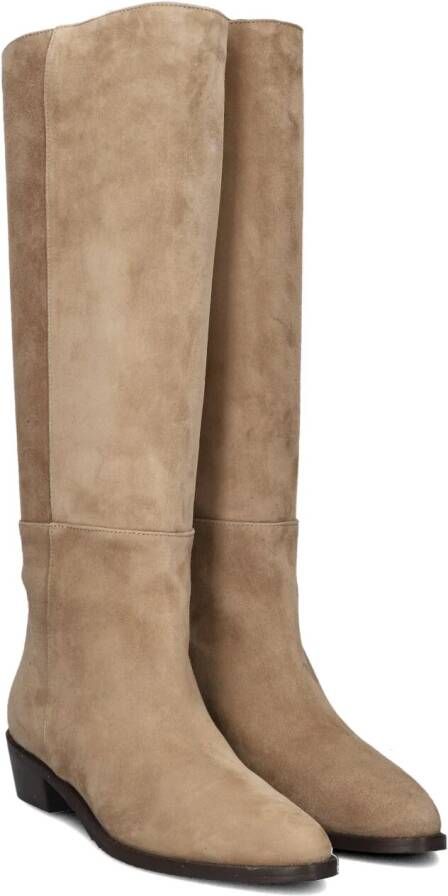 LINA LOCCHI Hoge Laarzen Dames 394492 Maat: 43 Materiaal: Leer Kleur: Beige