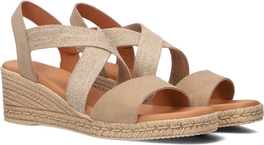 LINA LOCCHI Sandalen Dames 1110 Maat: 41 Materiaal: Leer Kleur: Beige