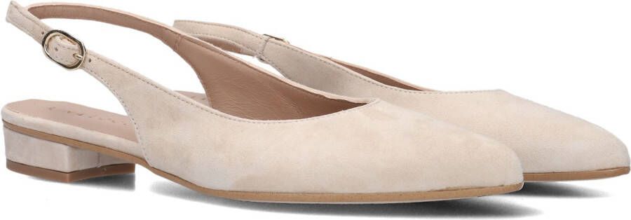 LINA LOCCHI Slingbacks Dames 010-72 Maat: 42 Materiaal: Suède Kleur: Beige