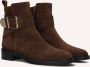 LINA LOCCHI Enkellaarsjes Dames 2232 Maat: 39 Materiaal: Suède Kleur: Bruin - Thumbnail 1