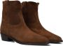 LINA LOCCHI Enkellaarsjes Dames 39445 Maat: 40 Materiaal: Suède Kleur: Bruin - Thumbnail 1