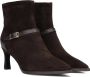 LINA LOCCHI Enkellaarsjes Dames Av 131 Maat: 36 Materiaal: Suède Kleur: Bruin - Thumbnail 1