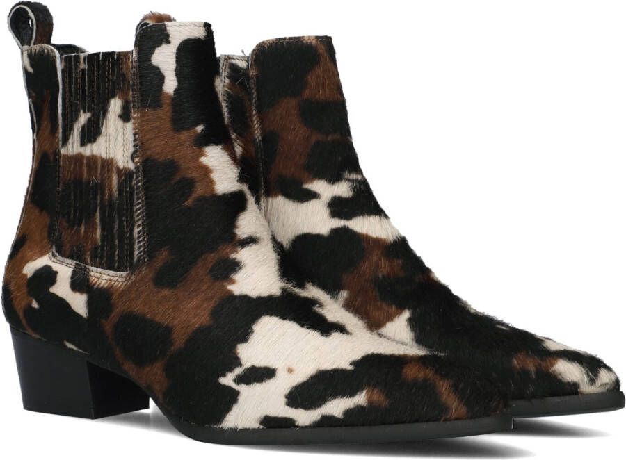 LINA LOCCHI Enkellaarsjes Dames Av 230 Maat: 38 Materiaal: Ponyhair Kleur: Bruin