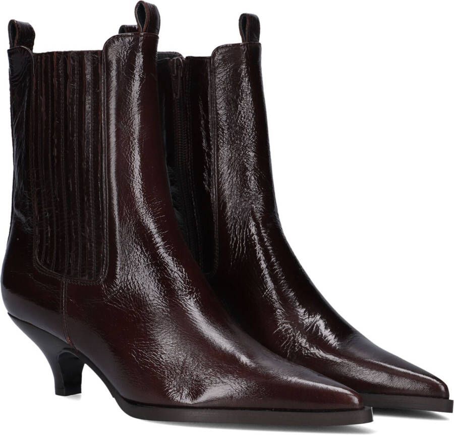 LINA LOCCHI Enkellaarsjes Dames Av 258 Maat: 40 Materiaal: Leer Kleur: Bruin