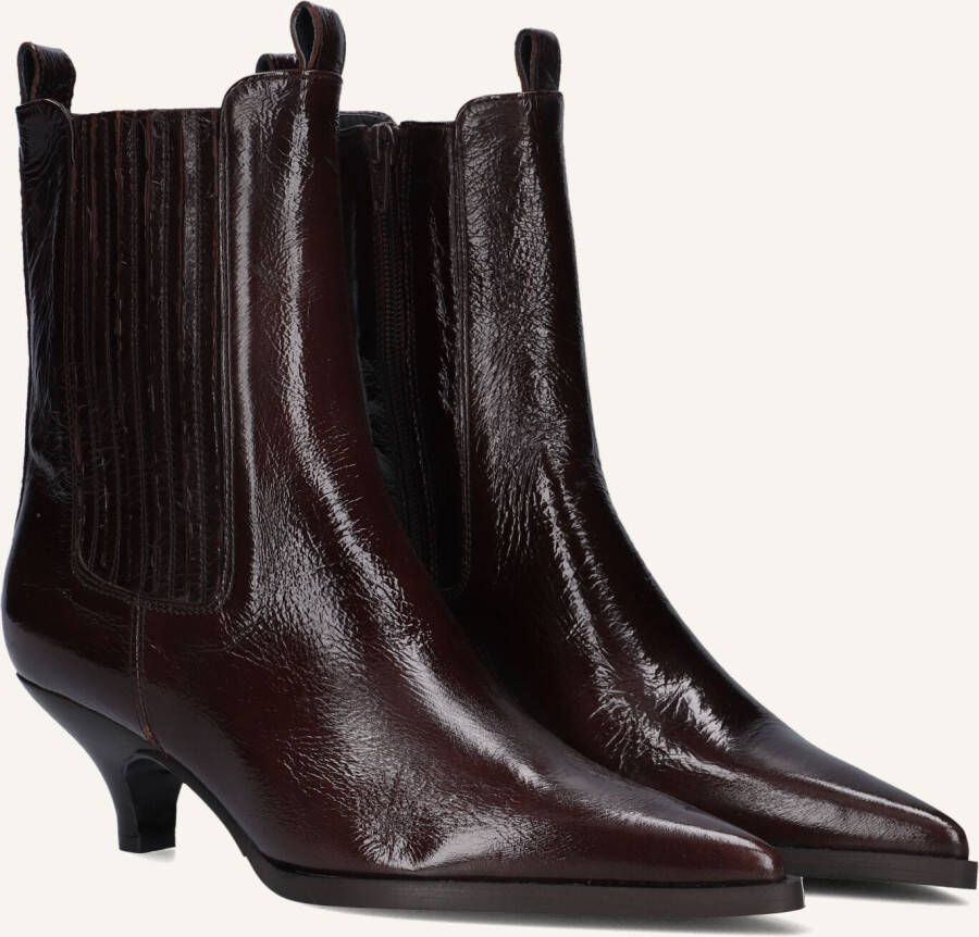 LINA LOCCHI Enkellaarsjes Dames Av 258 Maat: 40 Materiaal: Leer Kleur: Bruin