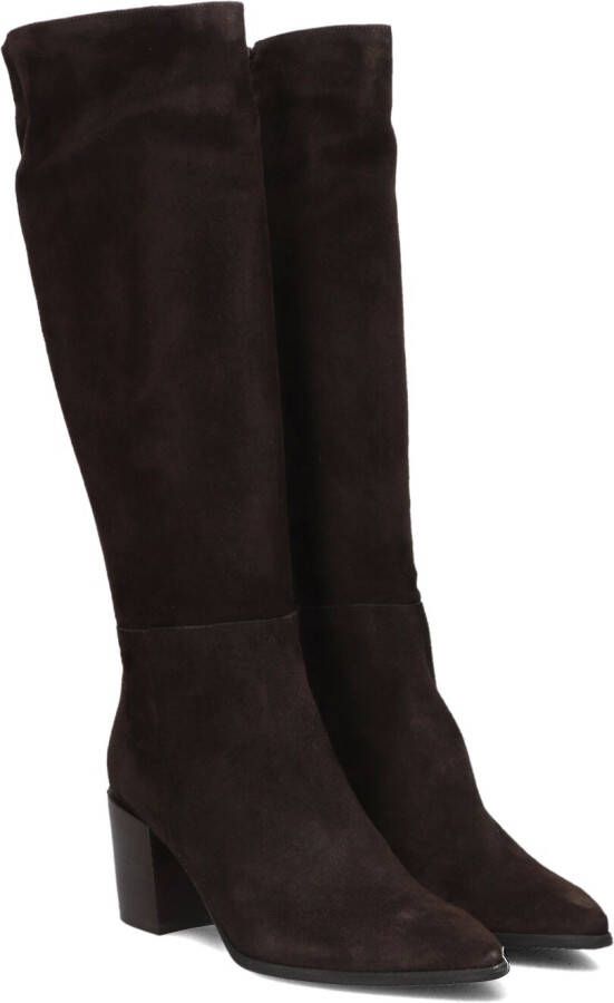 LINA LOCCHI Hoge Laarzen Dames Ar 70 Maat: 39 Materiaal: Suède Kleur: Bruin